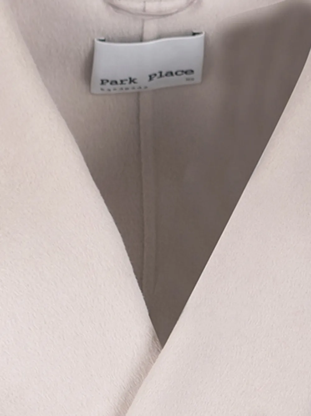 Park Place Nicole Tie-waist Coat In Neutral