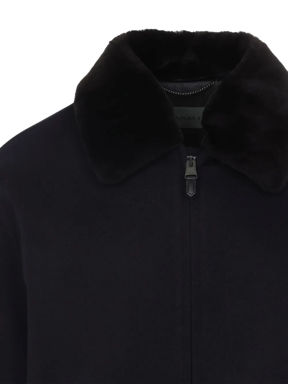 Canali Jack met ritssluiting Blauw