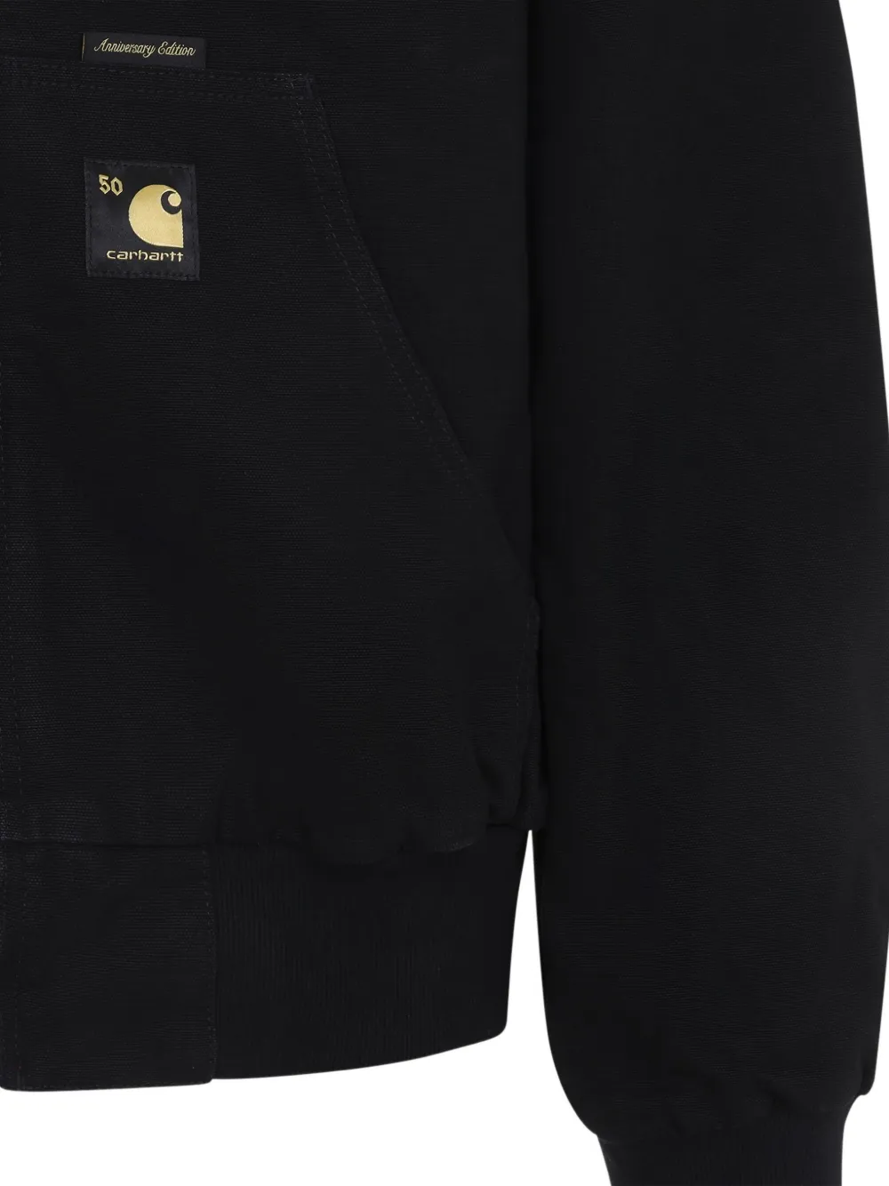 Carhartt WIP Hoodie met opgestikte zak Zwart