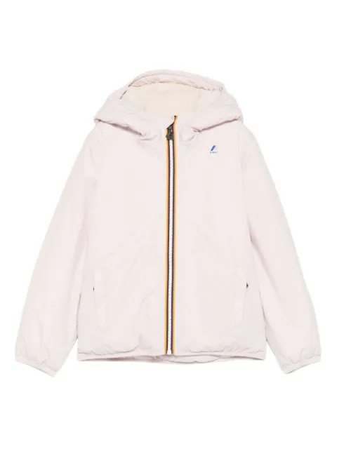 K Way Kids zip-fastening hooded jacket