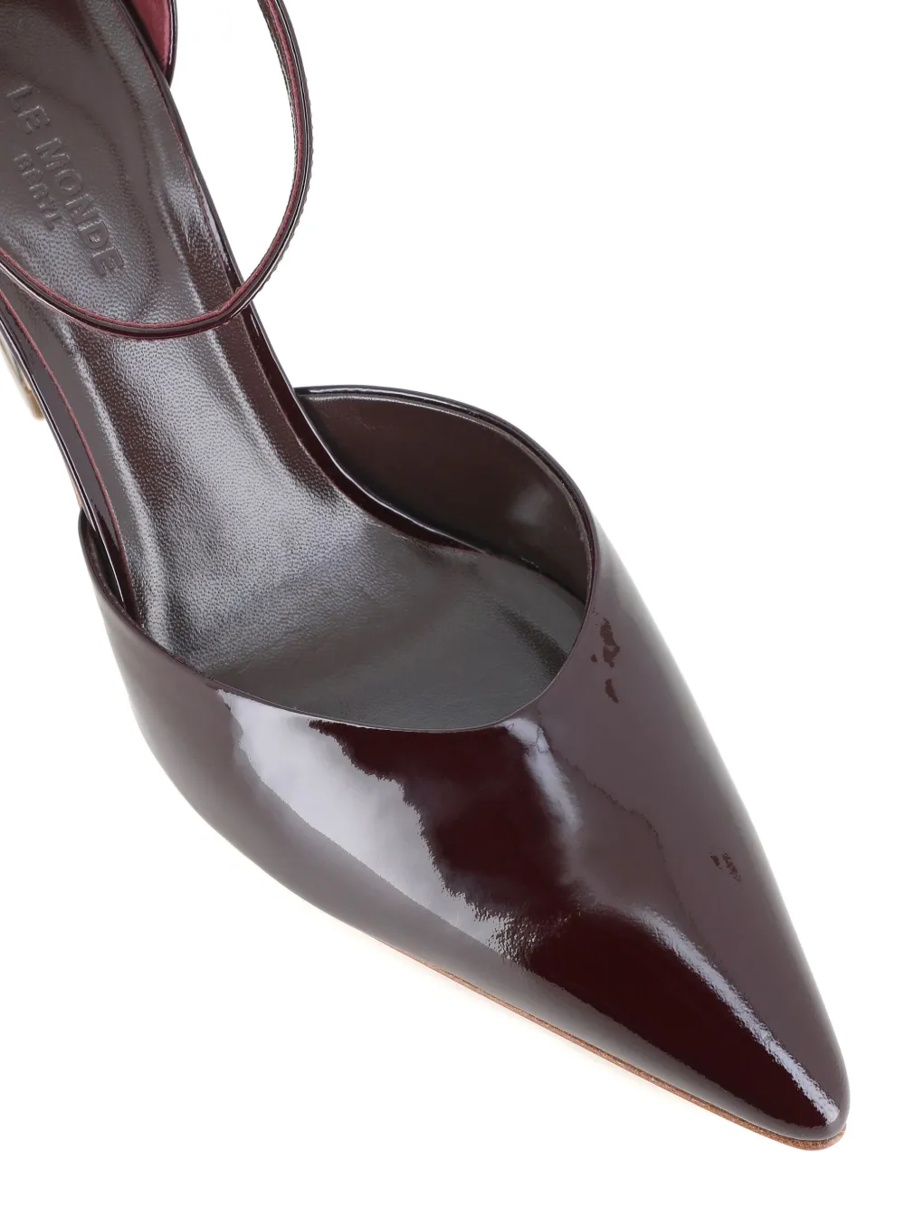 Le Monde Beryl Pointed-toe Pumps In Burgundy