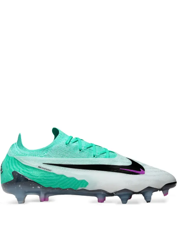 シューズ Nike phantom flyknit soccer cleats 24cm Nike Gripknit Phantom GX Elite SG-Pro Soccer Sneakers | Green