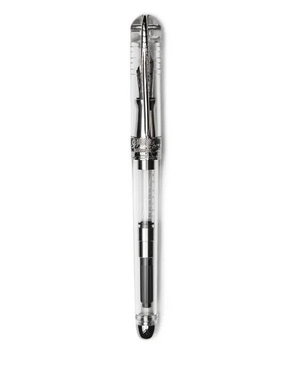 Pineider Avatar UR Demo Metal 万年筆 14.8cm x 1.42cm | ホワイト