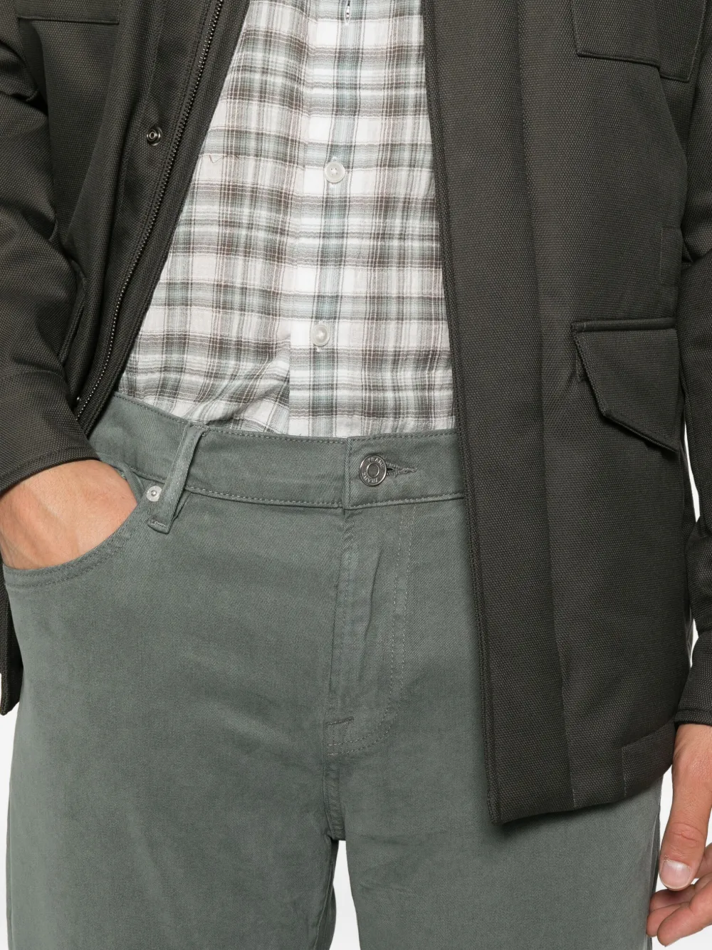 FRAME Broek met vijf zakken Blauw