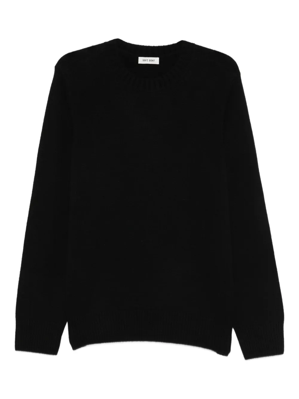 Soft Goat crewneck sweater | Black | Image 1