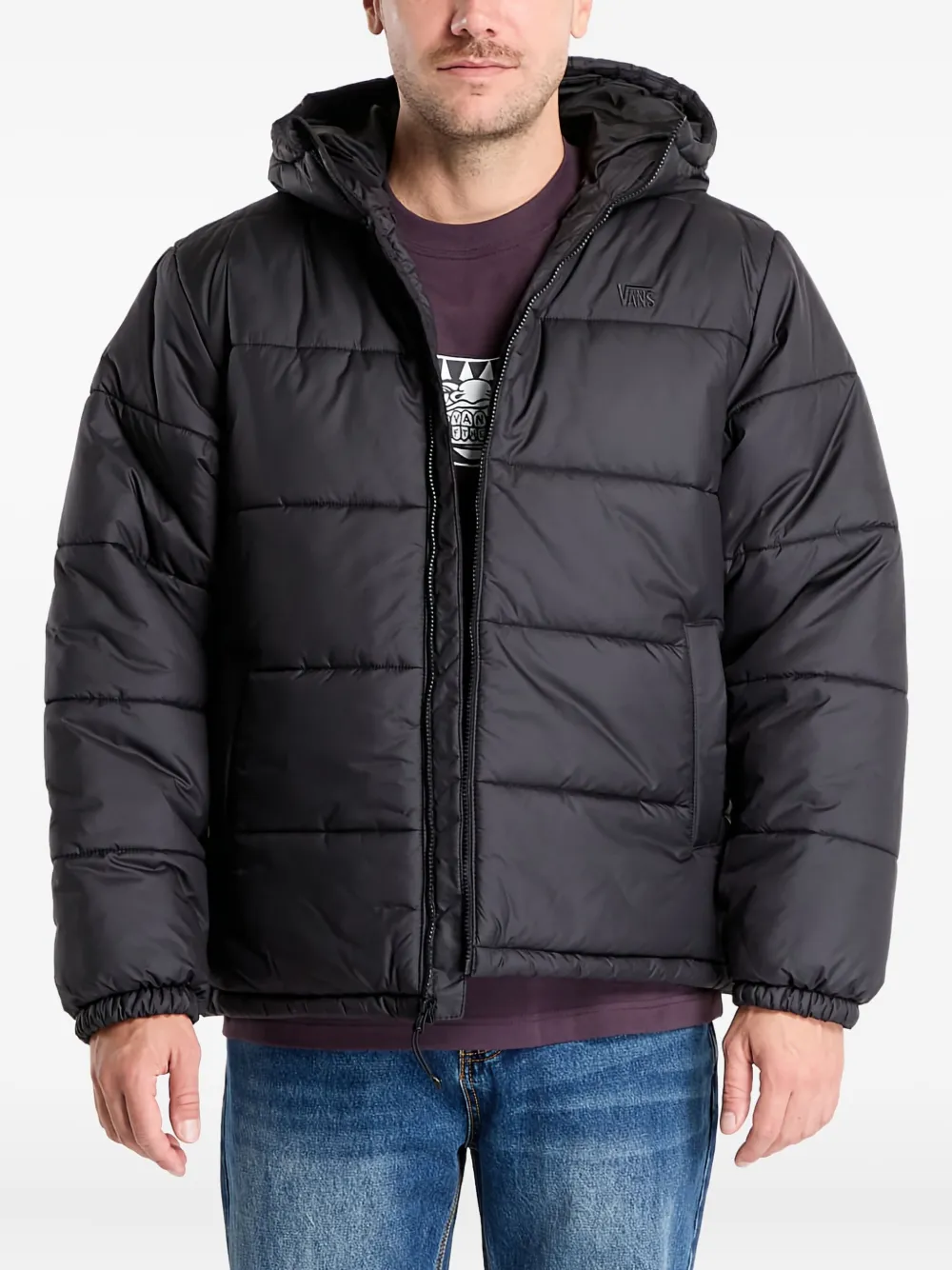 Vans Gesteppte MTE Hillgate Kapuzenjacke | Schwarz | Image 1