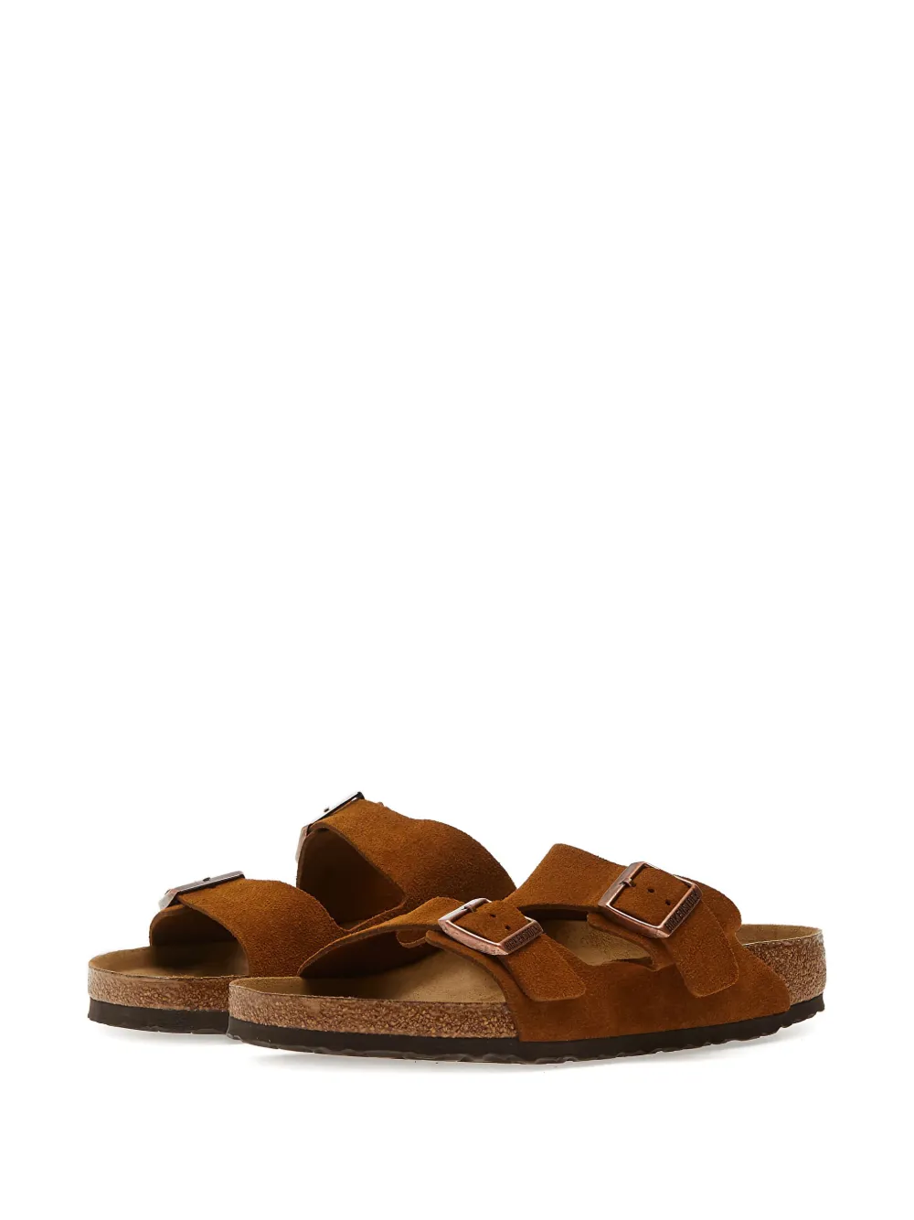 Birkenstock Arizona Soft suede sandals - Bruin