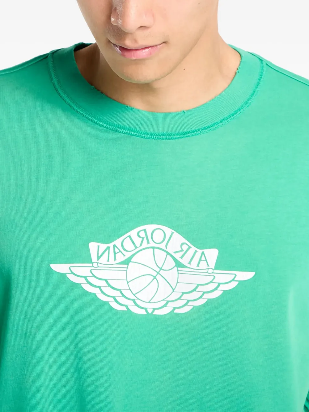 Jordan Rare Air Cotton T-shirt In Green