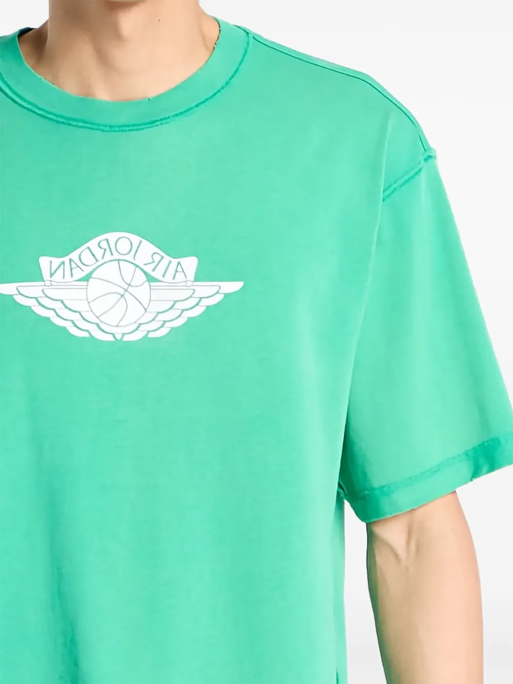 Jordan Rare Air katoenen T-shirt Groen