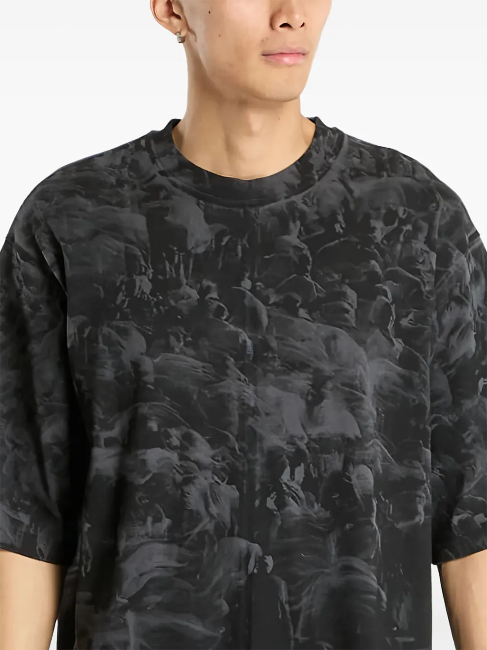 A-COLD-WALL* T-shirt met geborduurd detail Zwart