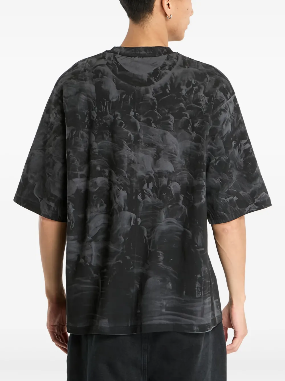 A-COLD-WALL* T-shirt met geborduurd detail Zwart