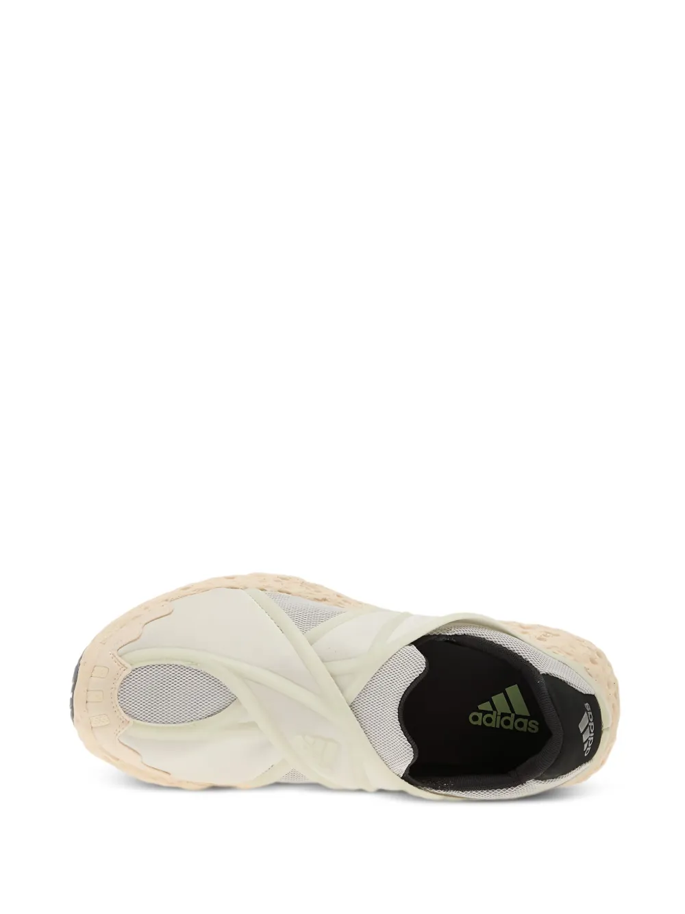 adidas Zponge Flux sneakers met gekruiste bandjes Beige