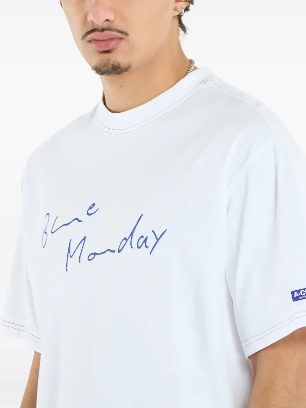 A-COLD-WALL* Blue Monday T-shirt Wit