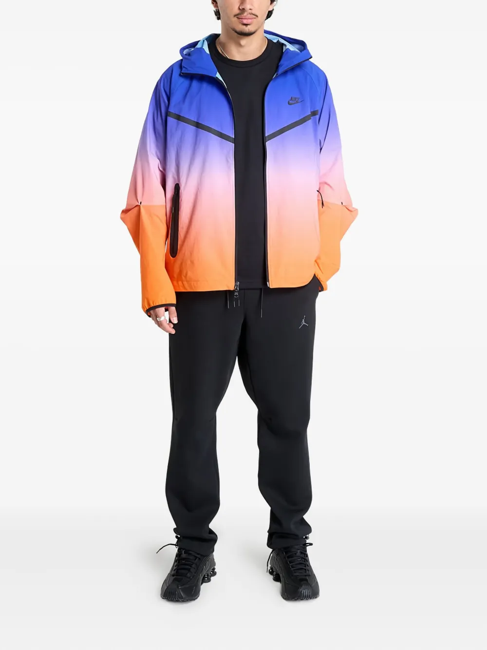 Nike Zip-fastening Hooded Jacket In Multi