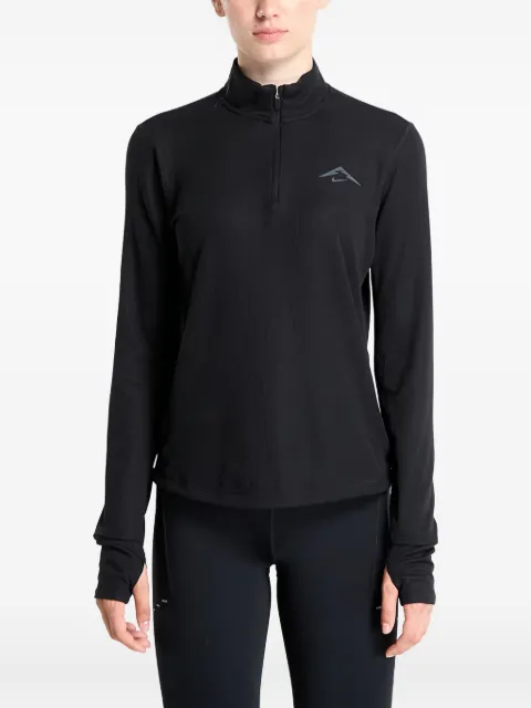 Nike quarter-zip thumb-hole sweatshirt