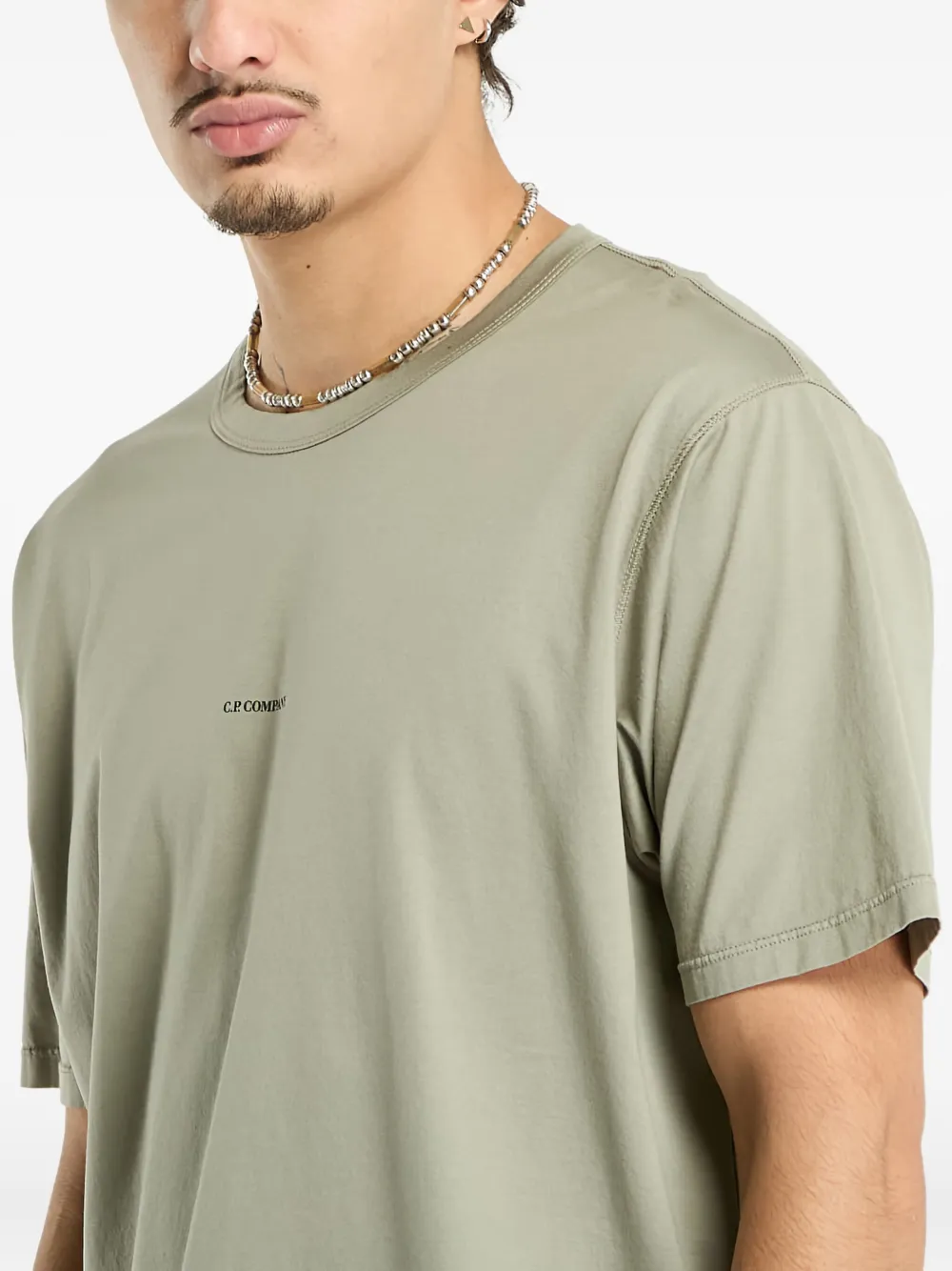 C.P. Company T-shirt met logoprint Grijs