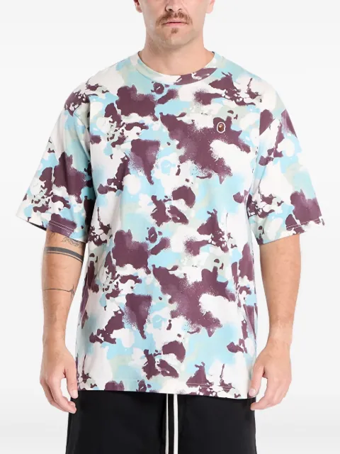 A BATHING APE® playera con parche del logo