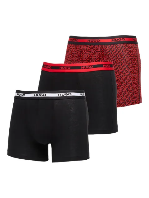 HUGO logo waistband briefs (pack of 3)