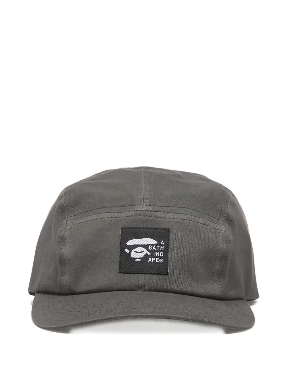 A Bathing Ape Logo-patch Hat In Gray