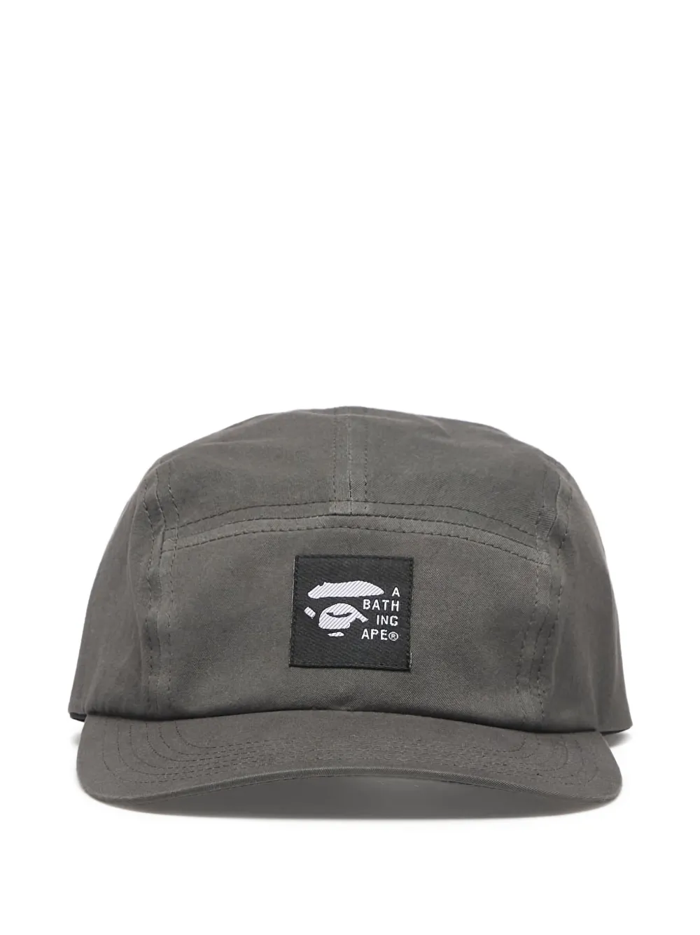 A BATHING APE® logo-patch hat | Grey | Image 1