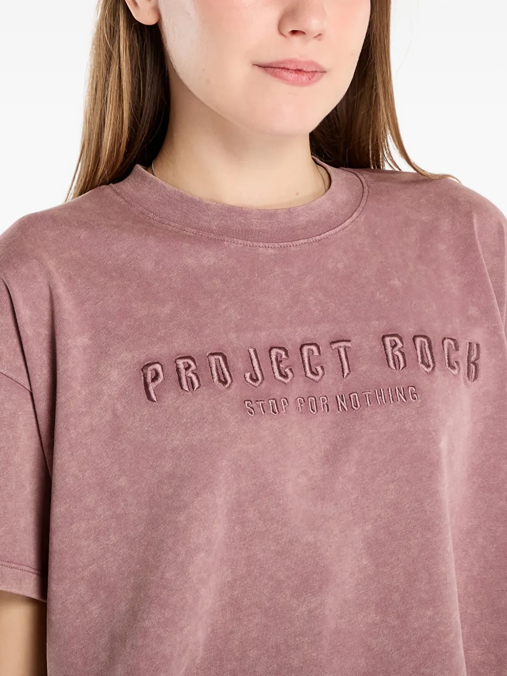 Under Armour Project Rock T-shirt Paars