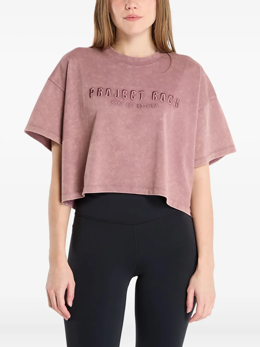 Under Armour Project Rock T-shirt Paars