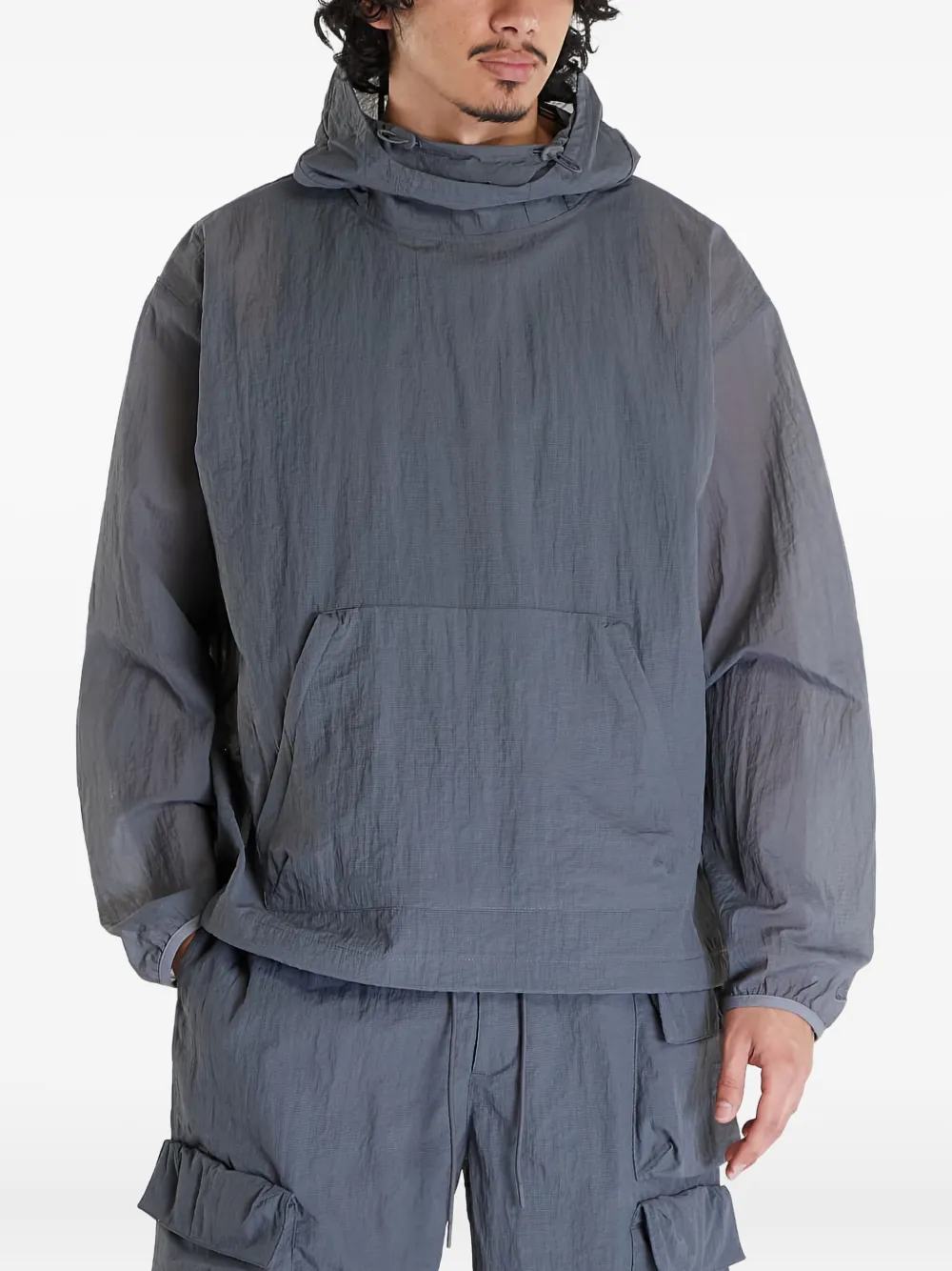 Nike Hoodie met trekkoord Grijs