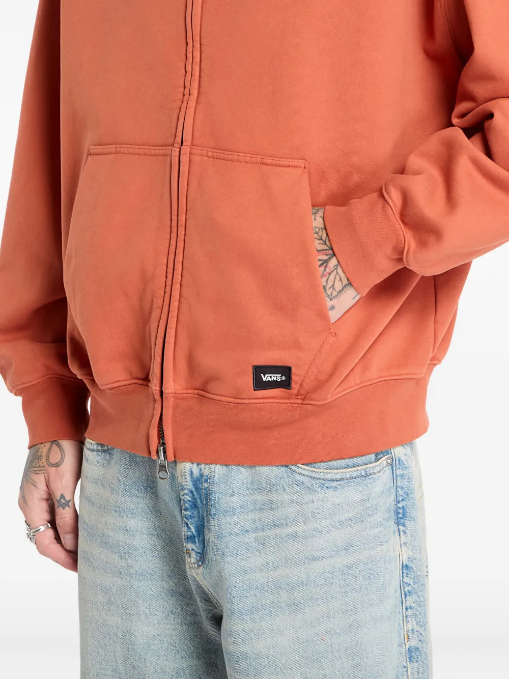 Vans Sweater met rits Oranje
