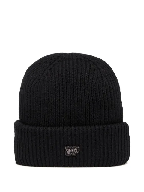 Daily Paper logo-embroidered beanie hat