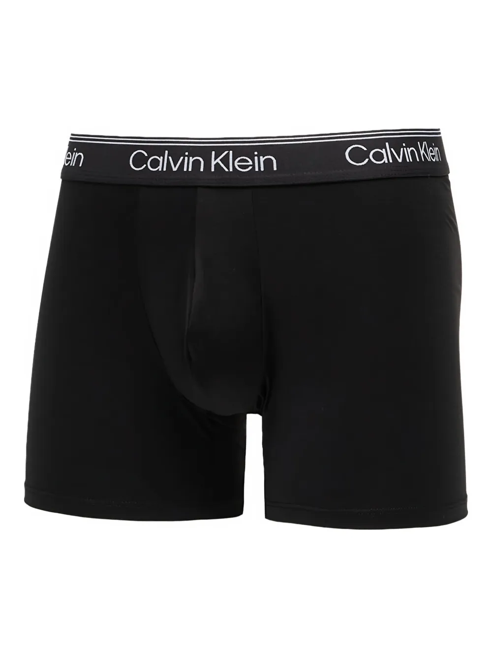 Calvin Klein Microfiber Stretch Boxer Brief In Black