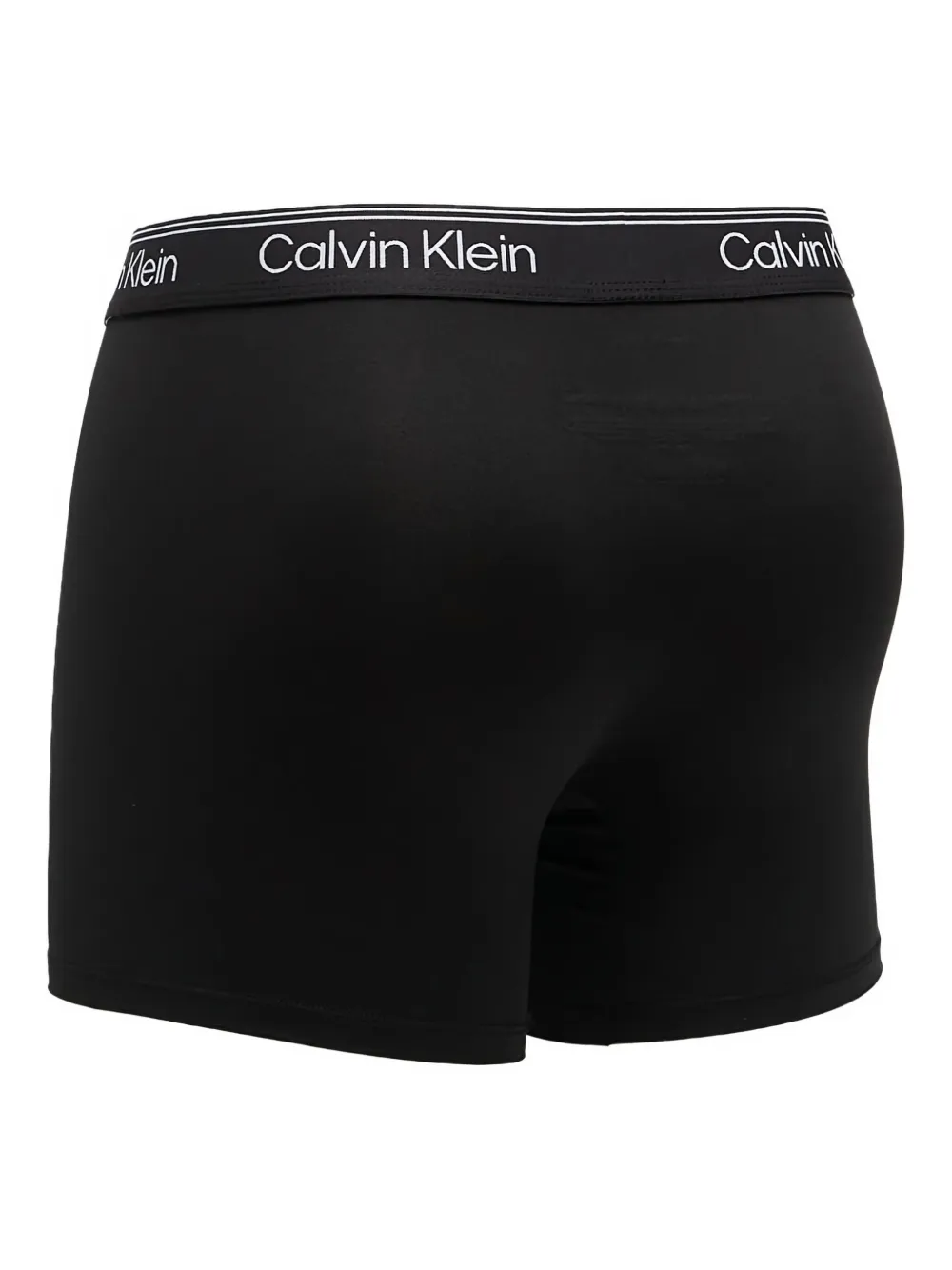 Calvin Klein Microfiber Stretch Boxer Brief In Black