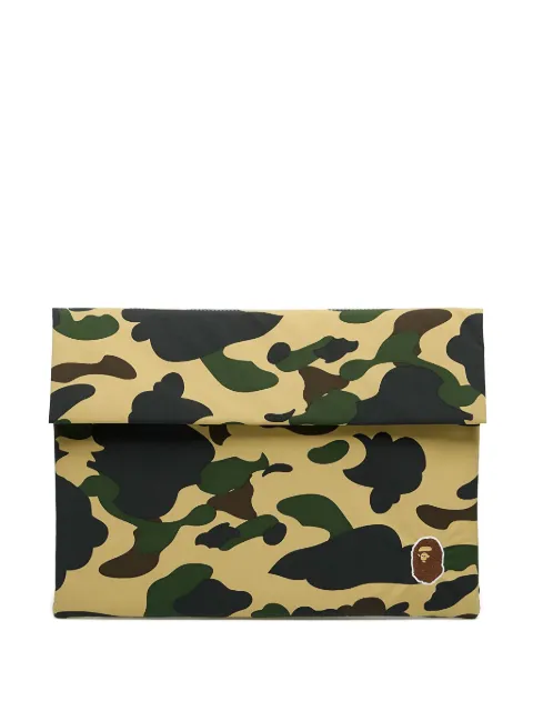 A BATHING APE® camo-print laptop case (13'')