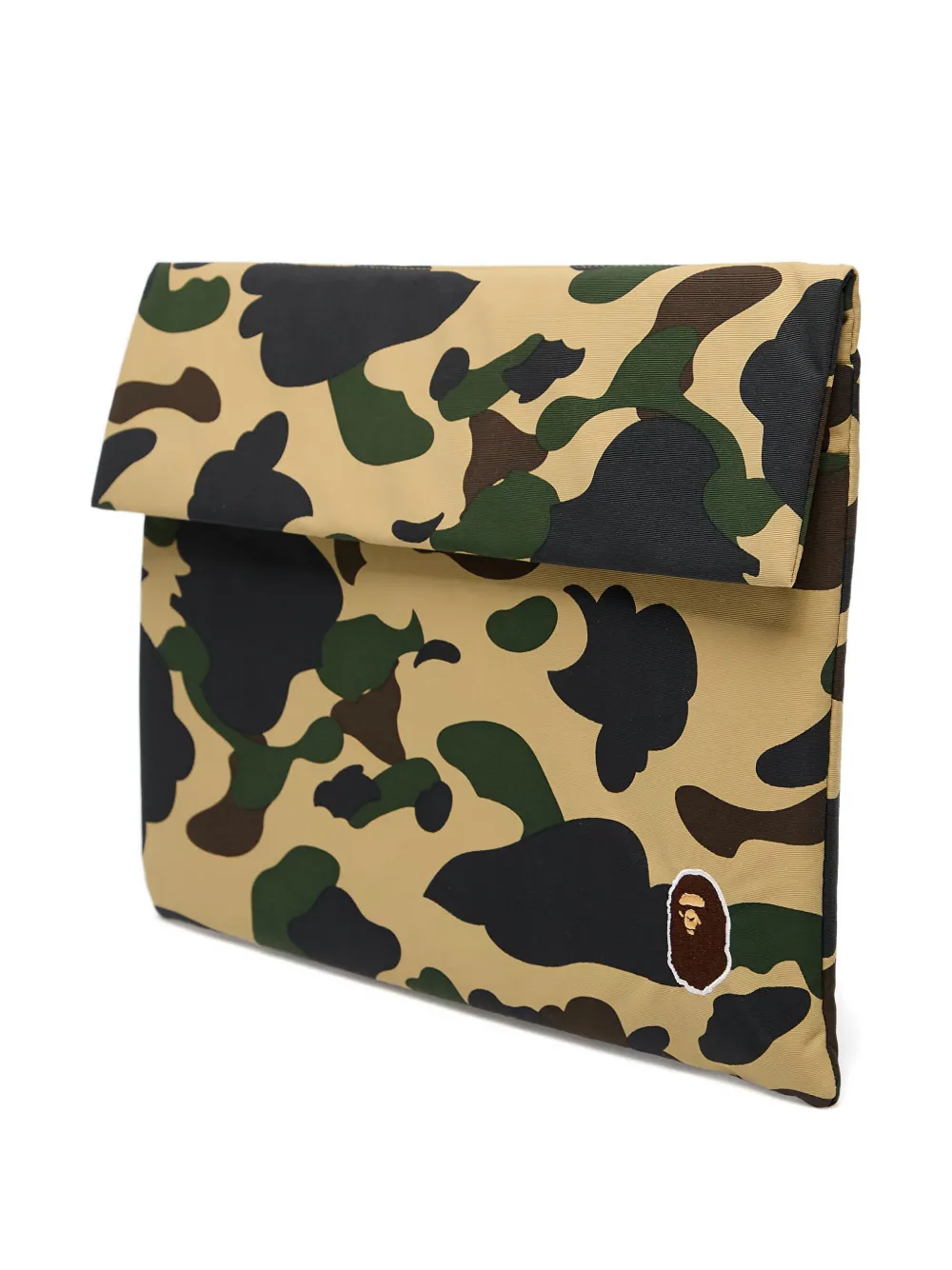 A Bathing Ape Camo-print Laptop Case (13'') In Neutral