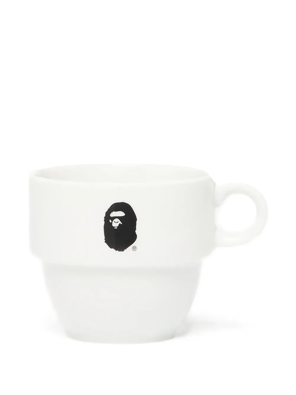 A BATHING APE® Bape Cafe!? coffee mug | White | Image 1
