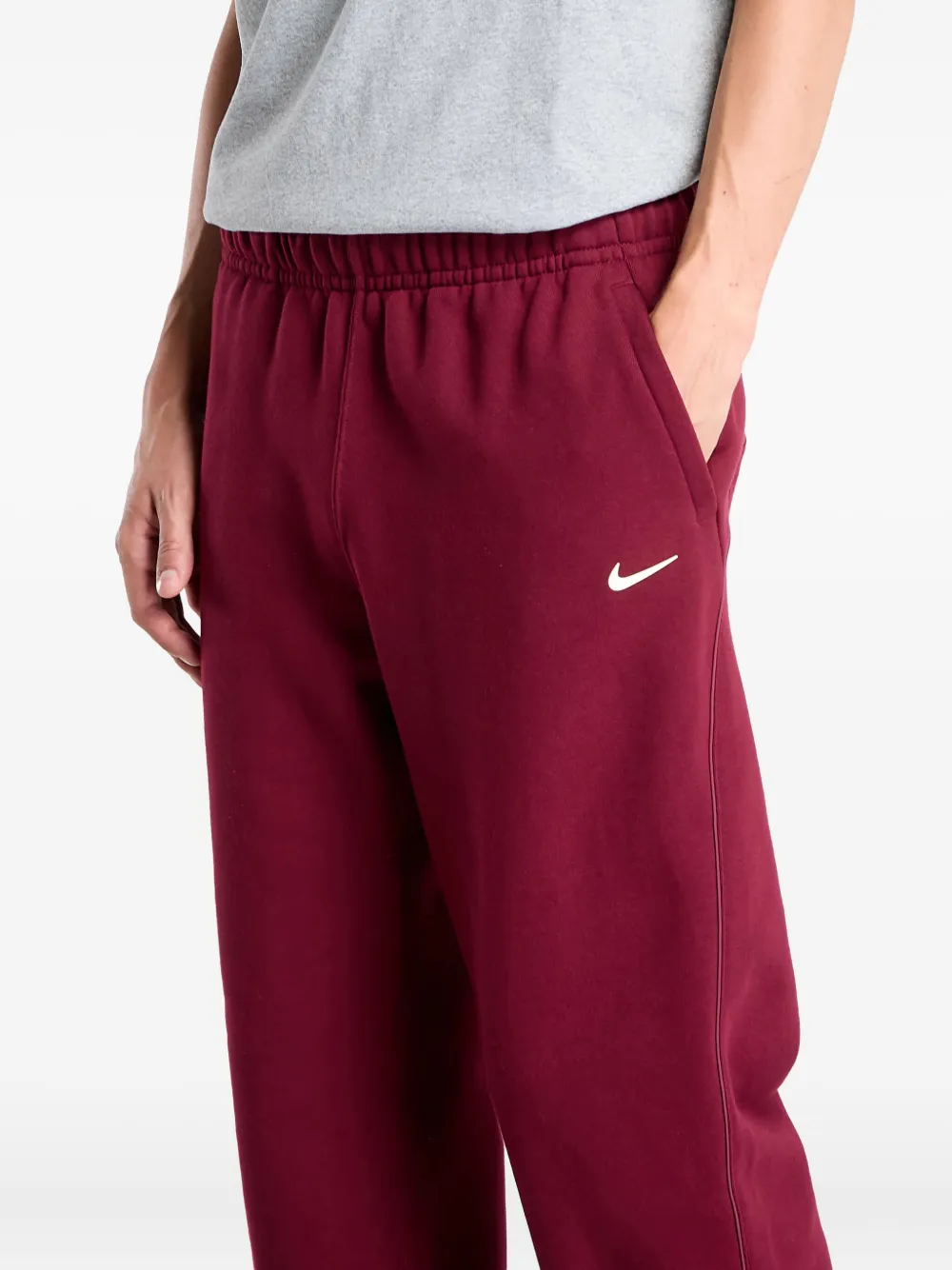 Nike x Nocta trainingsbroek met elastische tailleband Rood