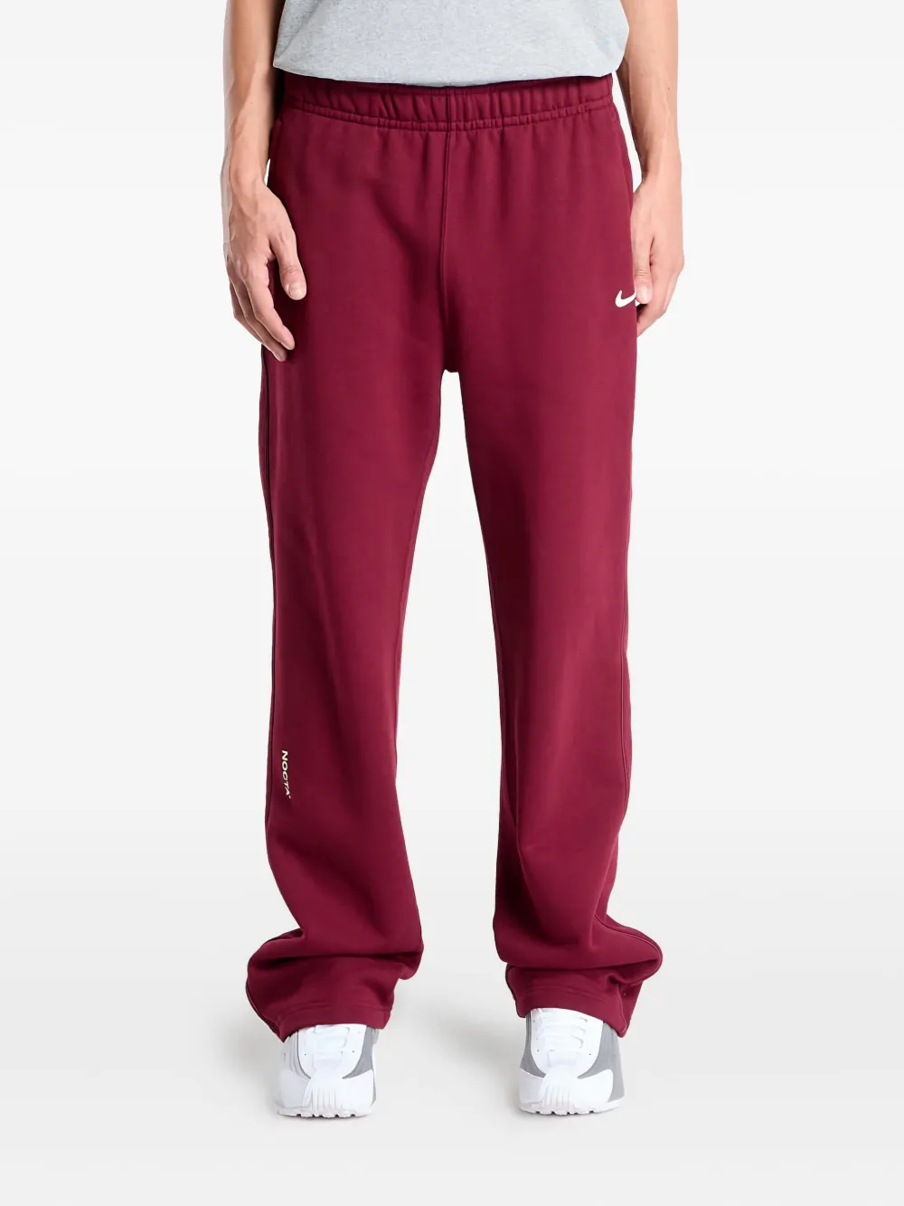 Nike x Nocta trainingsbroek met elastische tailleband Rood