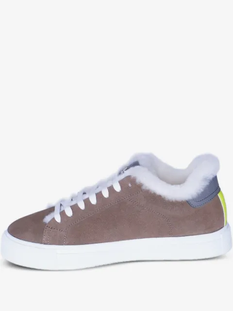 Hide&Jack Sneakers met afwerking van bont