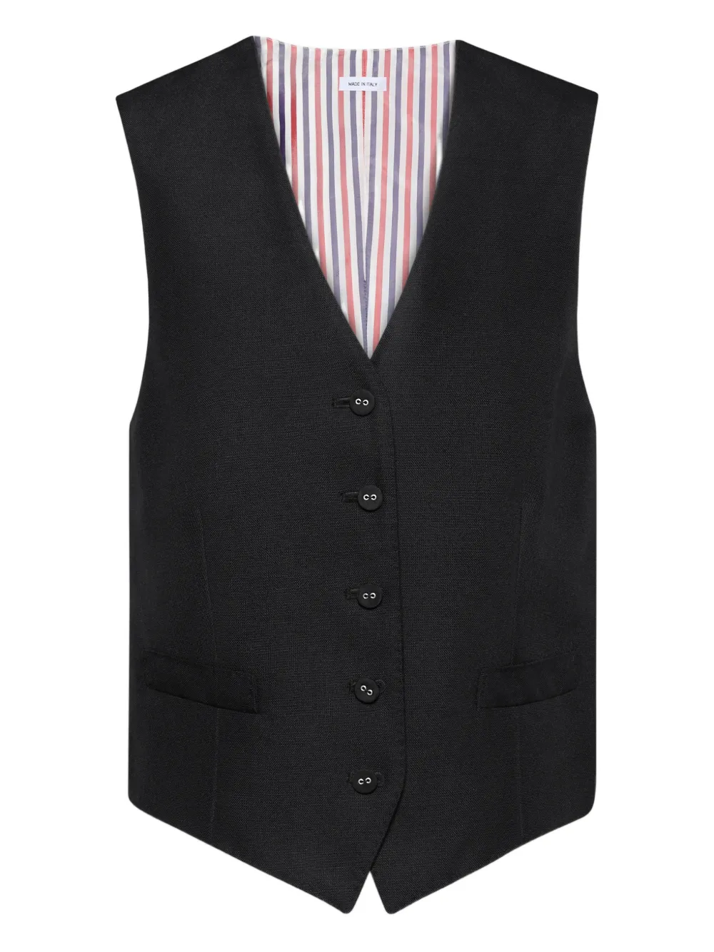 Thom Browne button waistcoat | Black | Image 1