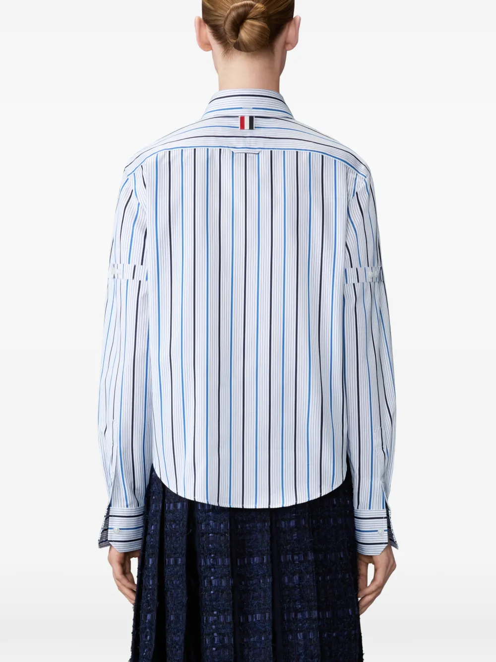 Thom Browne Blouse met strepen Wit