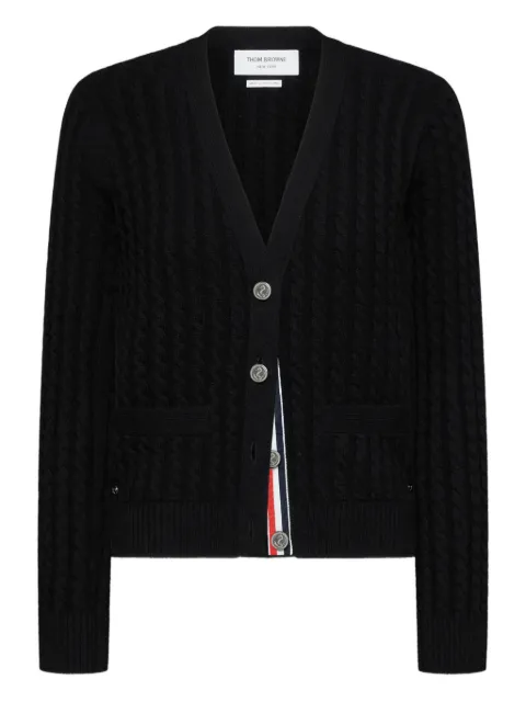 Thom Browne cashmere baby cable stitch cardigan