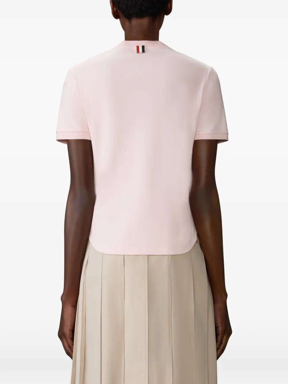 Thom Browne Milano T-shirt met zak Roze
