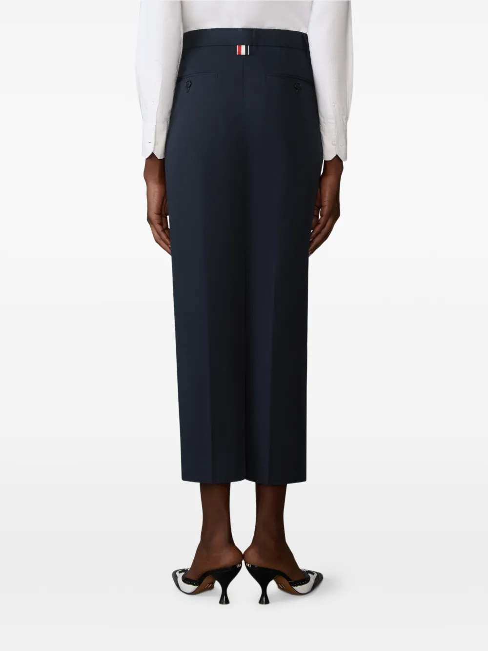 Thom Browne Pantalon Blauw