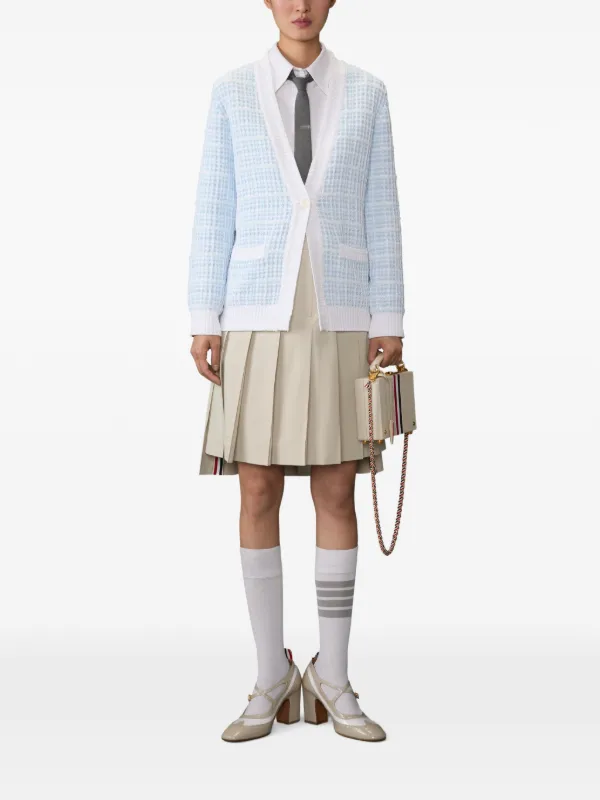 Thom Browne プリーツ ミニスカート | ニュートラル | FARFETCH JP
