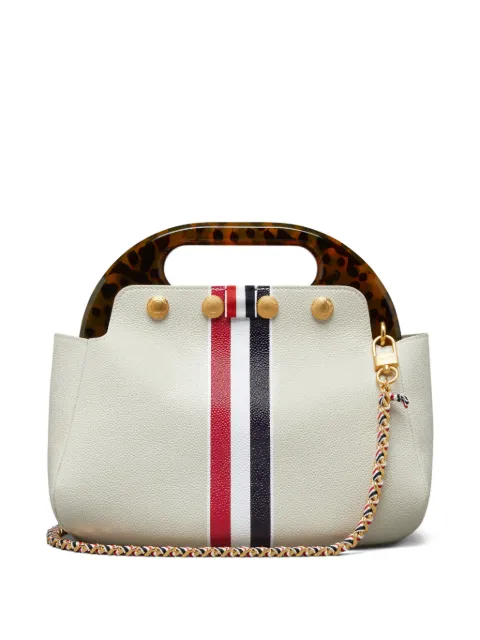 Thom Browne bolsa de hombro con detalle de rayas