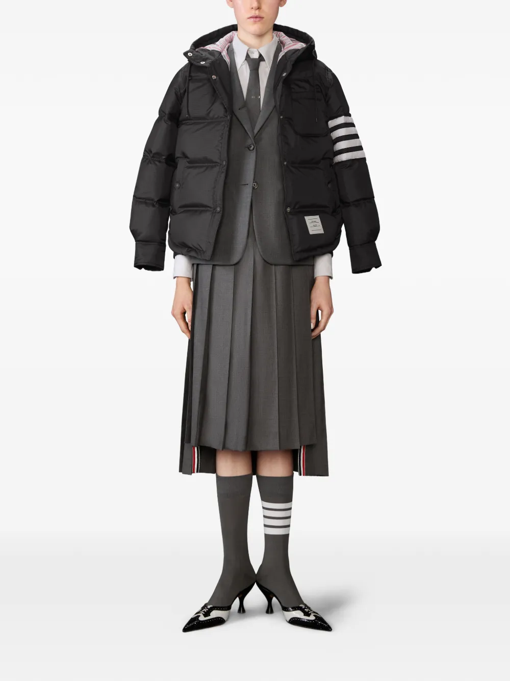 Thom Browne 4-Bar ripstop jacket | Down Jackets | Image 2