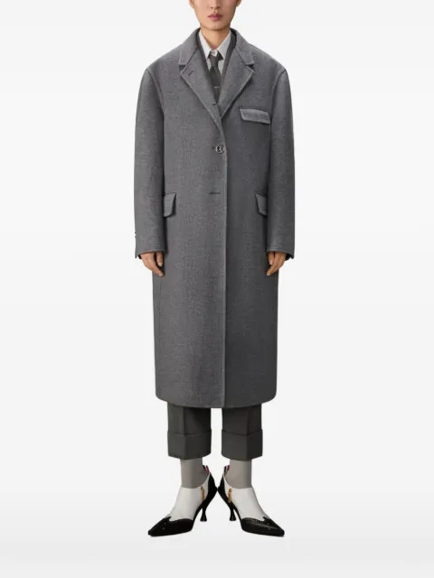 Thom Browne Soprabito Chesterfield in lana