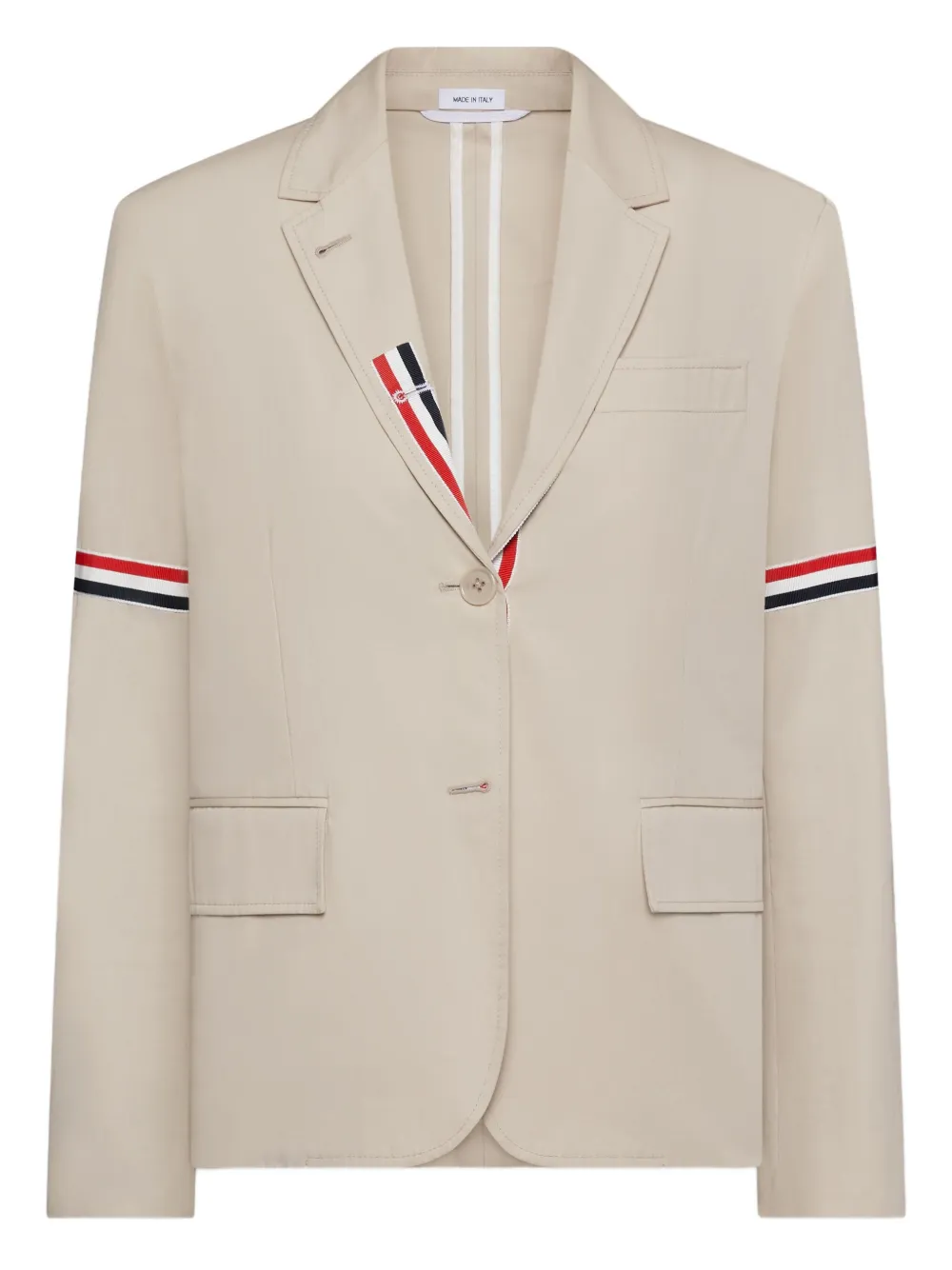 Thom Browne Blazer con dettaglio a righe - Toni neutri