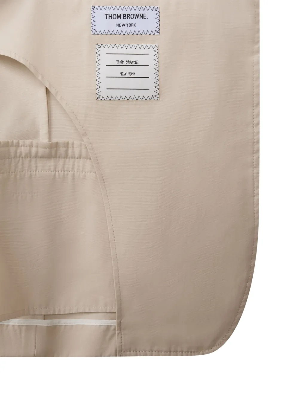 Thom Browne Katoenen ruimvallende sportjas Beige