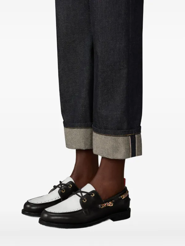 Thom Browne chain-detailed Loafers | Black | FARFETCH
