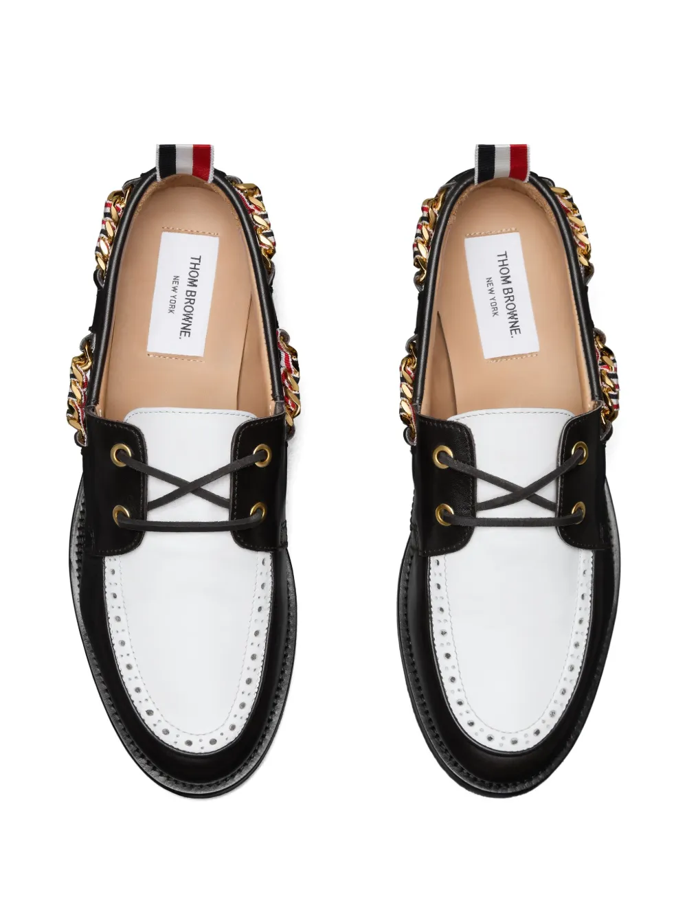 Thom Browne Bootschoenen met kettingdetail Zwart